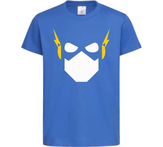 Дитяча футболка Flash minimal Яскраво-синій фото
