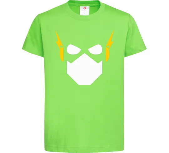 Дитяча футболка Flash minimal Лаймовий фото