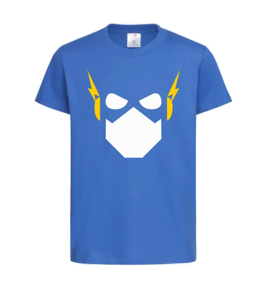 Дитяча футболка Flash minimal Яскраво-синій фото