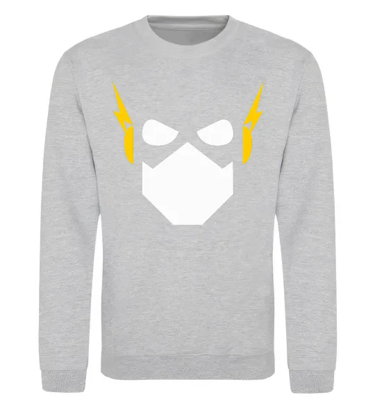 Свитшот Flash minimal Серый меланж фото