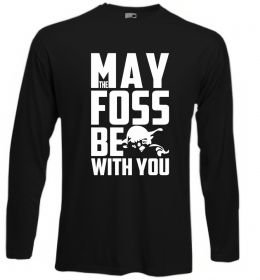 Лонгслив May the foss be with you Лонгслив May the foss be with you