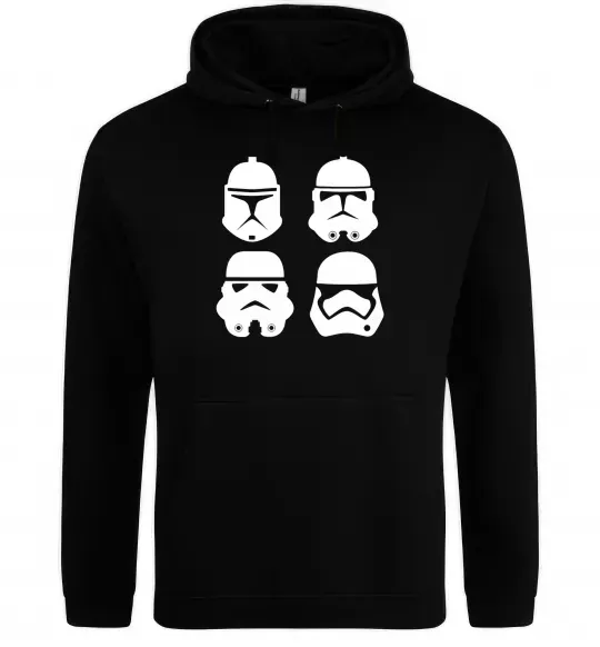 Женская толстовка (худи) Штурмовики еволюція Черный фото