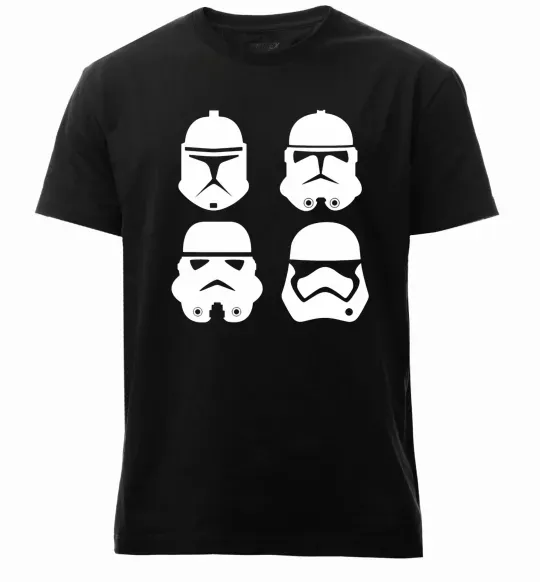 Чоловіча преміум футболка Штурмовики еволюція Чорний фото