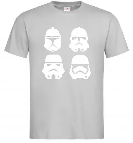 Мужская футболка Штурмовики еволюція Серый фото