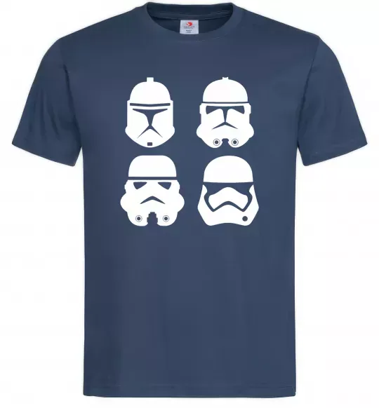 Мужская футболка Штурмовики еволюція Темно-синий фото