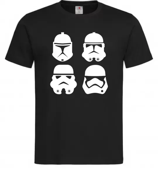 Мужская футболка Штурмовики еволюція Черный фото