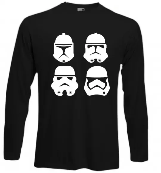 Лонгслив Штурмовики еволюція Черный фото