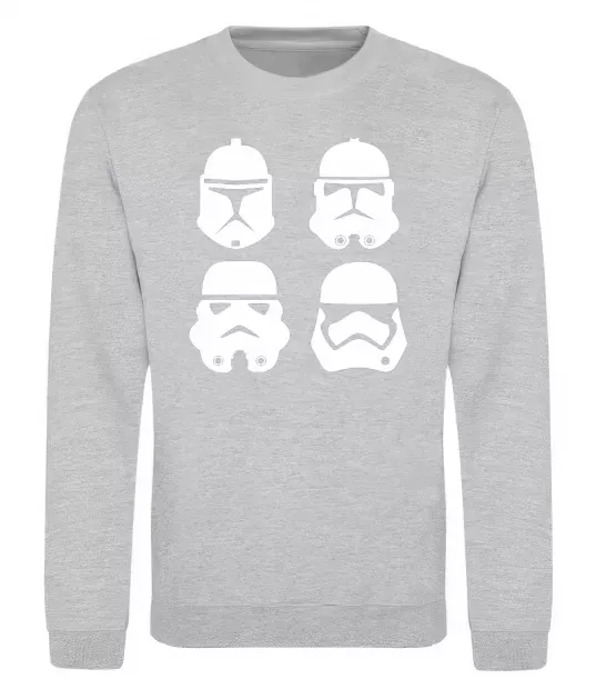 Свитшот Штурмовики еволюція Серый меланж фото