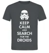 Мужская футболка Keep calm and search for the droids Графит Мужская футболка Keep calm and search for the droids Графит фото