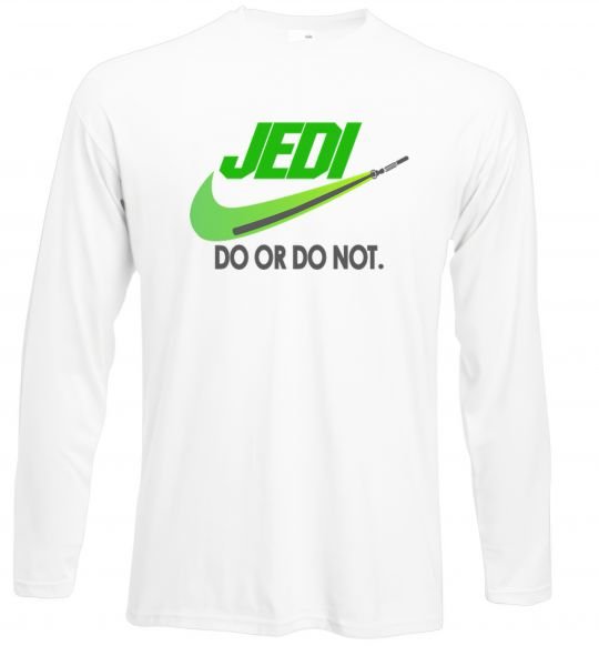 Реглан Jedi do or do not Білий фото