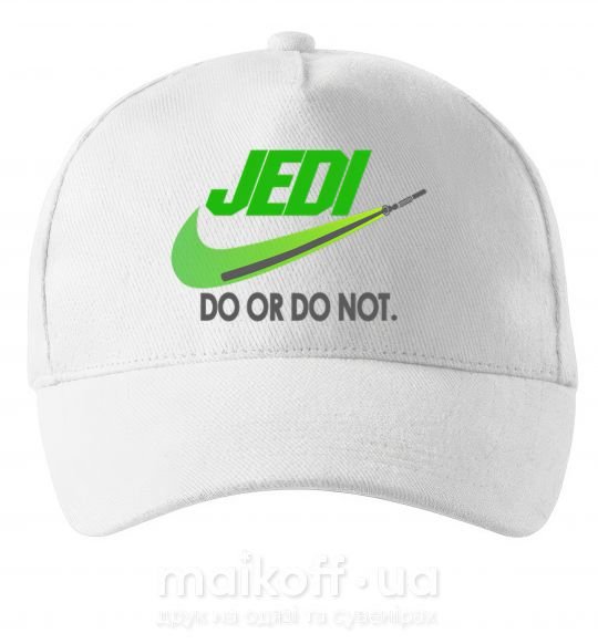 Кепка Jedi do or do not Білий фото