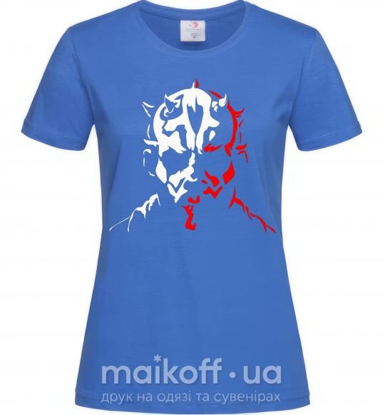Жіноча футболка Дарт Мол Яскраво-синій фото