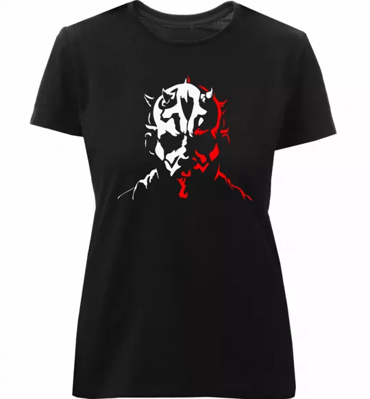 Женская премиум футболка Дарт Мол Черный фото