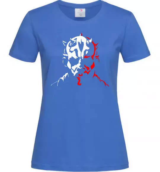 Женская футболка Дарт Мол Ярко-синий фото