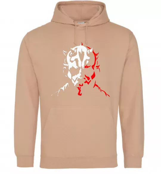 Женская толстовка (худи) Дарт Мол Песочный фото