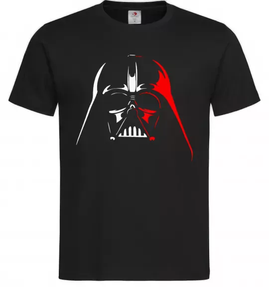 Мужская футболка Дарт Вейдер біло-червоний Черный фото