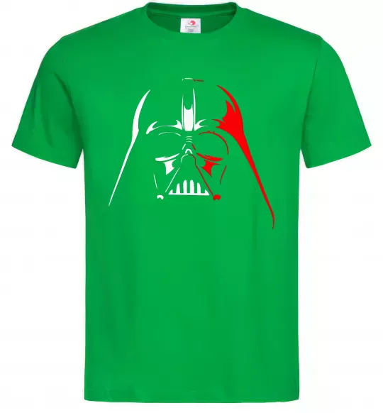 Мужская футболка Дарт Вейдер біло-червоний Зеленый фото