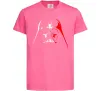 Детская футболка Дарт Вейдер біло-червоний Ярко-розовый фото