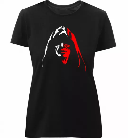 Женская премиум футболка Імператор Палпатін Черный фото