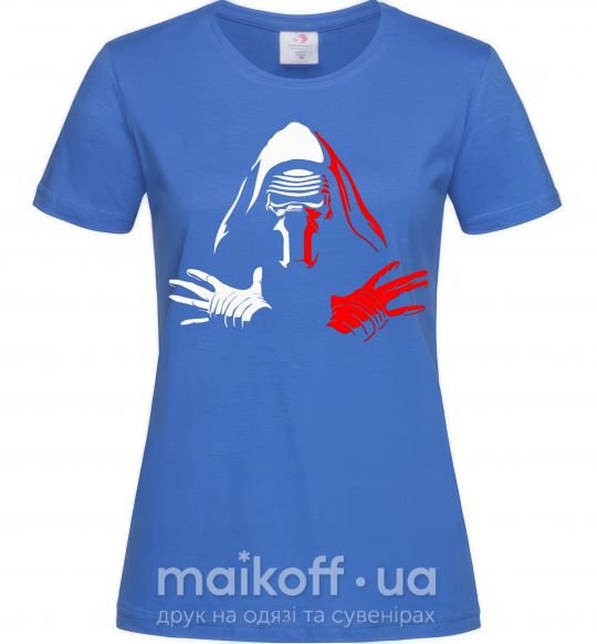 Жіноча футболка Кайло Рен Яскраво-синій фото