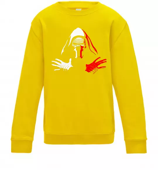 Детский Свитшот Кайло Рен Солнечно желтый фото