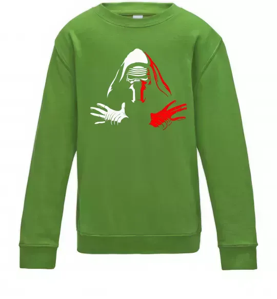 Детский Свитшот Кайло Рен Лаймовый фото