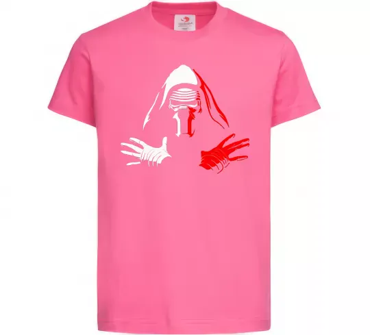 Детская футболка Кайло Рен Ярко-розовый фото