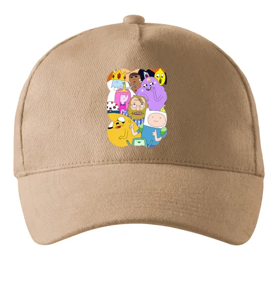 Кепка Adventure time heroes Пісочний фото