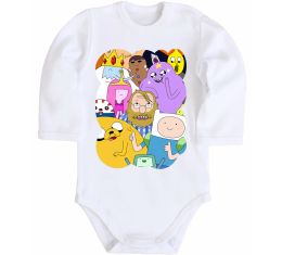 Дитячий бодік Adventure time heroes