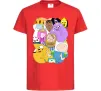 Дитяча футболка Adventure time heroes Червоний фото