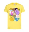 Детская футболка Adventure time heroes Лимонный фото