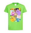 Детская футболка Adventure time heroes Лаймовый фото