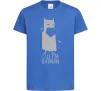 Детская футболка Cuz i'm batman Ярко-синий Детская футболка Cuz i'm batman Ярко-синий фото