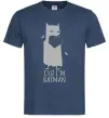 Мужская футболка Cuz i'm batman Темно-синий Мужская футболка Cuz i'm batman Темно-синий фото