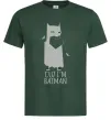 Мужская футболка Cuz i'm batman Темно-зеленый Мужская футболка Cuz i'm batman Темно-зеленый фото