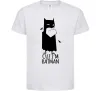 Детская футболка Cuz i'm batman Белый Детская футболка Cuz i'm batman Белый фото