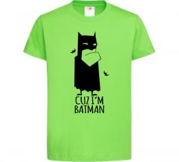 Детская футболка Cuz i'm batman