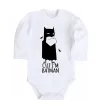 Дитячий бодік Cuz i'm batman Білий фото