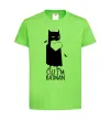 Детская футболка Cuz i'm batman Лаймовый фото
