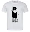 Мужская футболка Cuz i'm batman Белый Мужская футболка Cuz i'm batman Белый фото