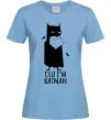 Женская футболка Cuz i'm batman Голубой фото