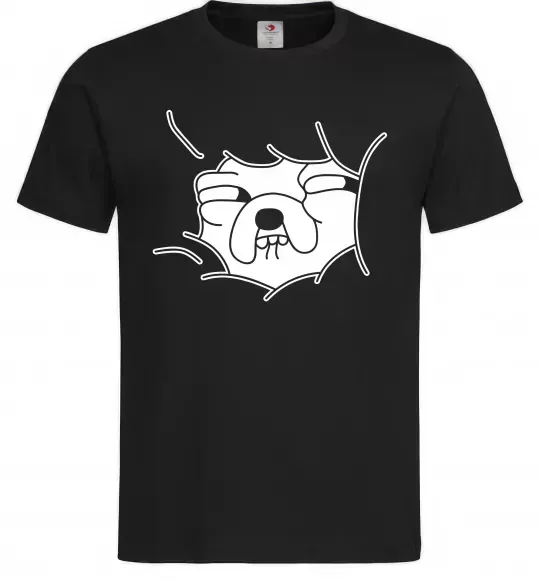 Чоловіча футболка Радісний Джейк Чорний фото