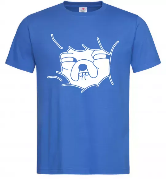 Чоловіча футболка Радісний Джейк Яскраво-синій фото