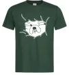 Чоловіча футболка Радісний Джейк Темно-зелений фото