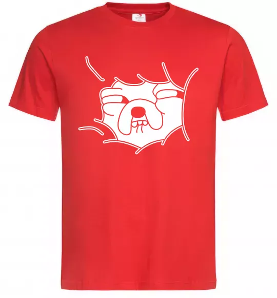 Чоловіча футболка Радісний Джейк Червоний фото