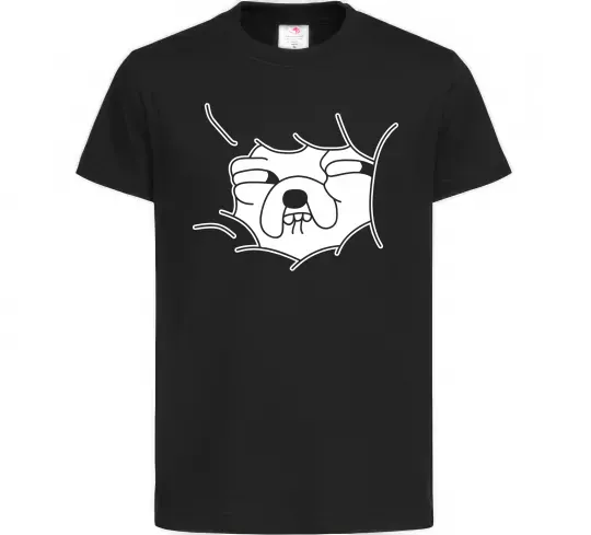 Дитяча футболка Радісний Джейк Чорний фото