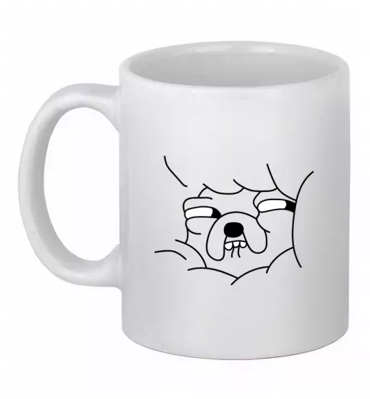 Чашка керамічна Радісний Джейк Білий фото