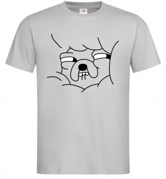 Чоловіча футболка Радісний Джейк Сірий фото