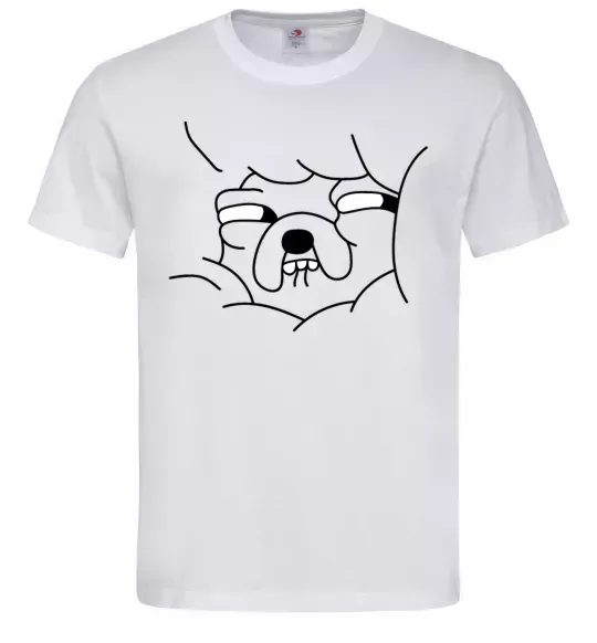 Чоловіча футболка Радісний Джейк Білий фото