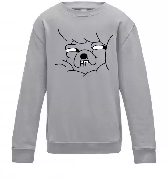 Дитячий світшот Радісний Джейк Сірий меланж фото